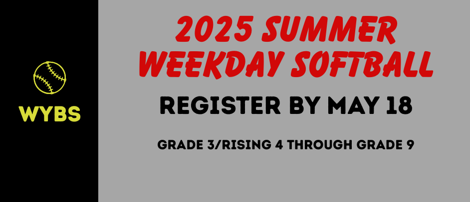 Summer Weekday Softball: For more info click here