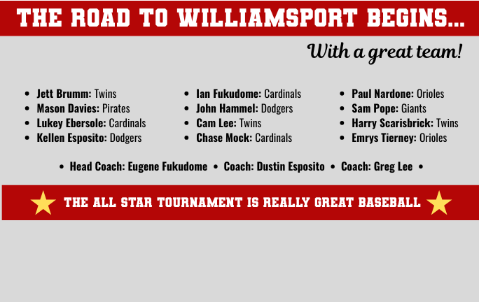 2025 Williamsport All Star Team
