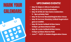Save The Dates!!!